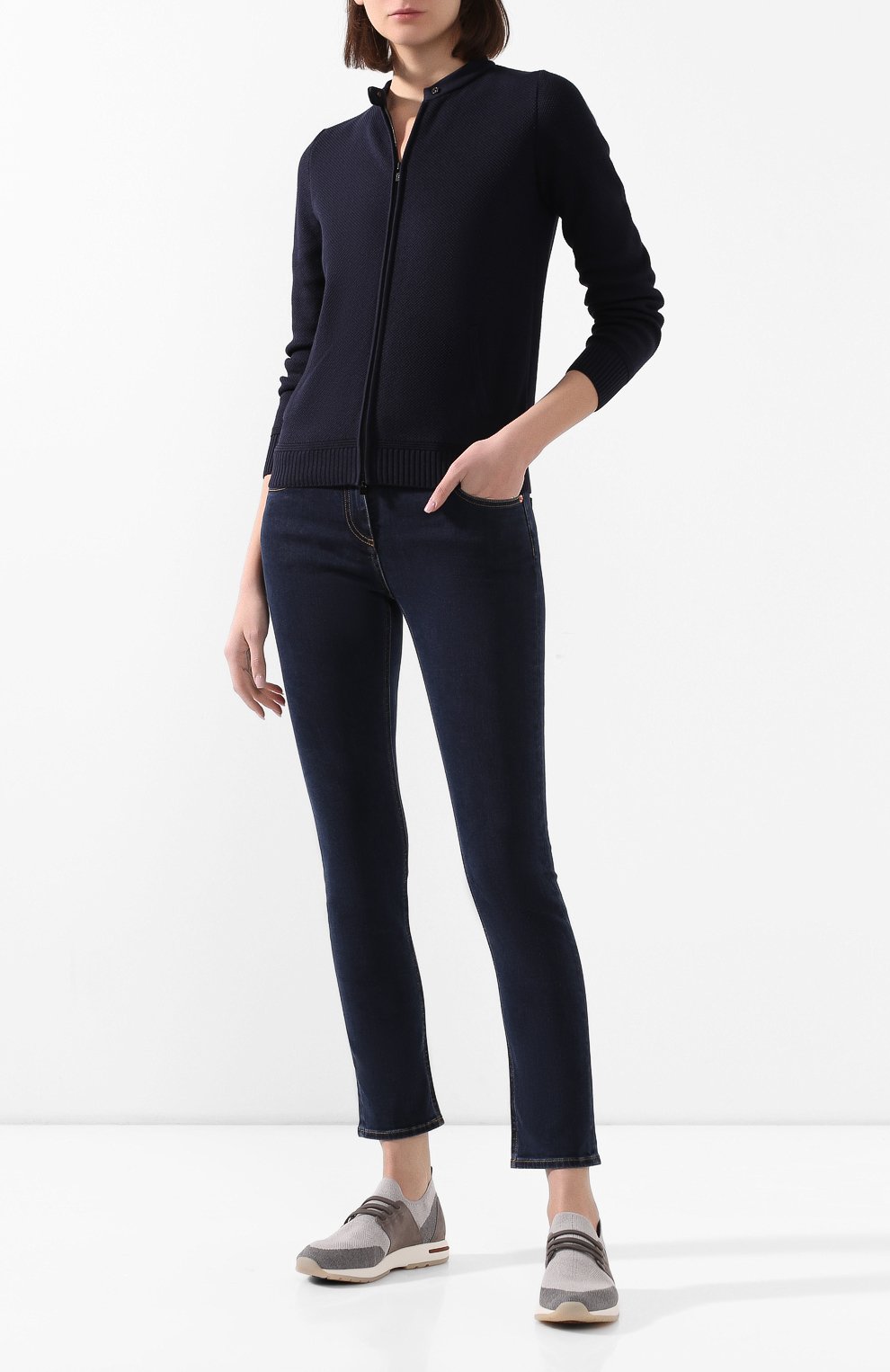 Комбинированные кроссовки golf LORO PIANA, арт. FAL1116, фото 2