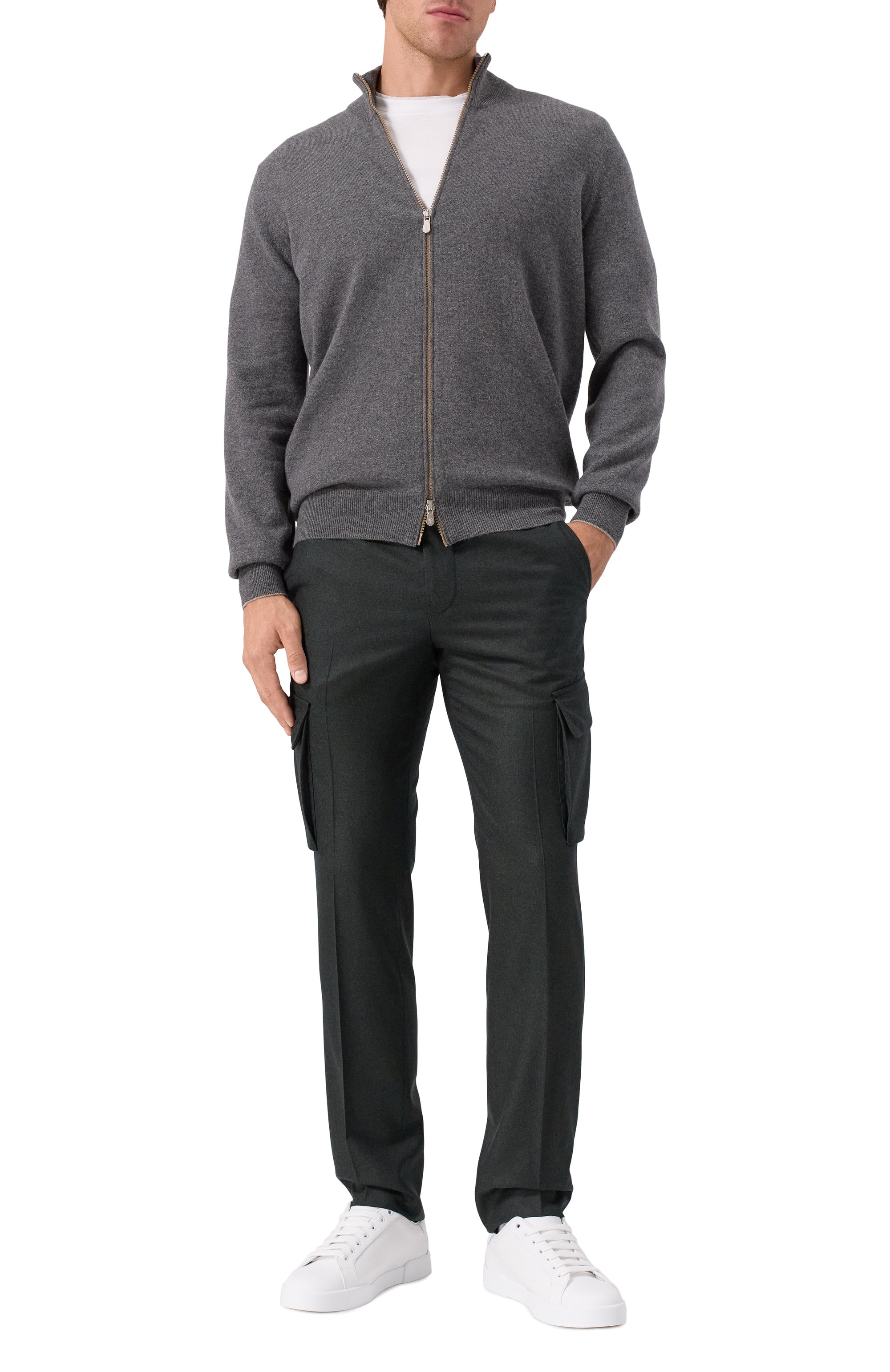 Кашемировый кардиган BRUNELLO CUCINELLI, арт. M2200106, фото 2