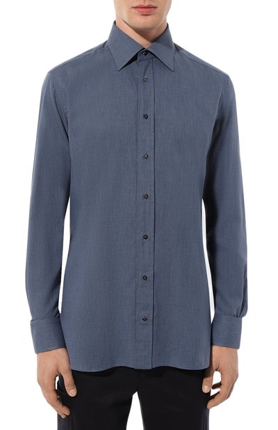 Хлопковая рубашка ZILLI, арт. CLAA03ZS13170ZS355451, фото 3