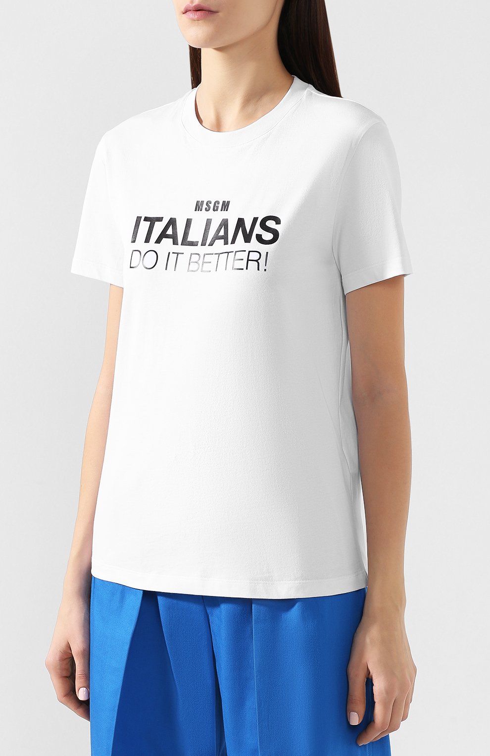 Хлопковая футболка MSGM, арт. 2642MDM256 195298, фото 3