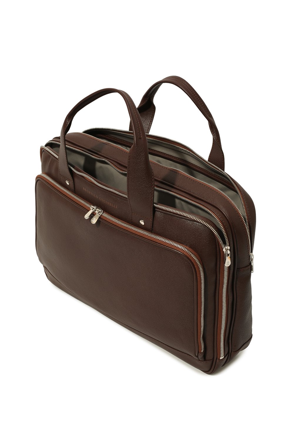 Сумка для ноутбука из кожи буйвола BRUNELLO CUCINELLI, арт. 221MBRXU391, фото 5