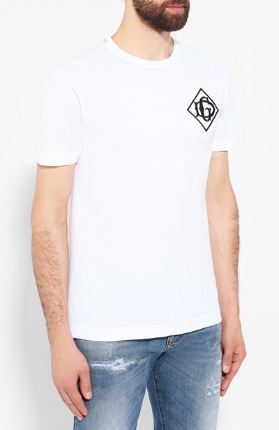 Хлопковая футболка DOLCE & GABBANA, арт. G8KBAZ/G7TWF, фото 3