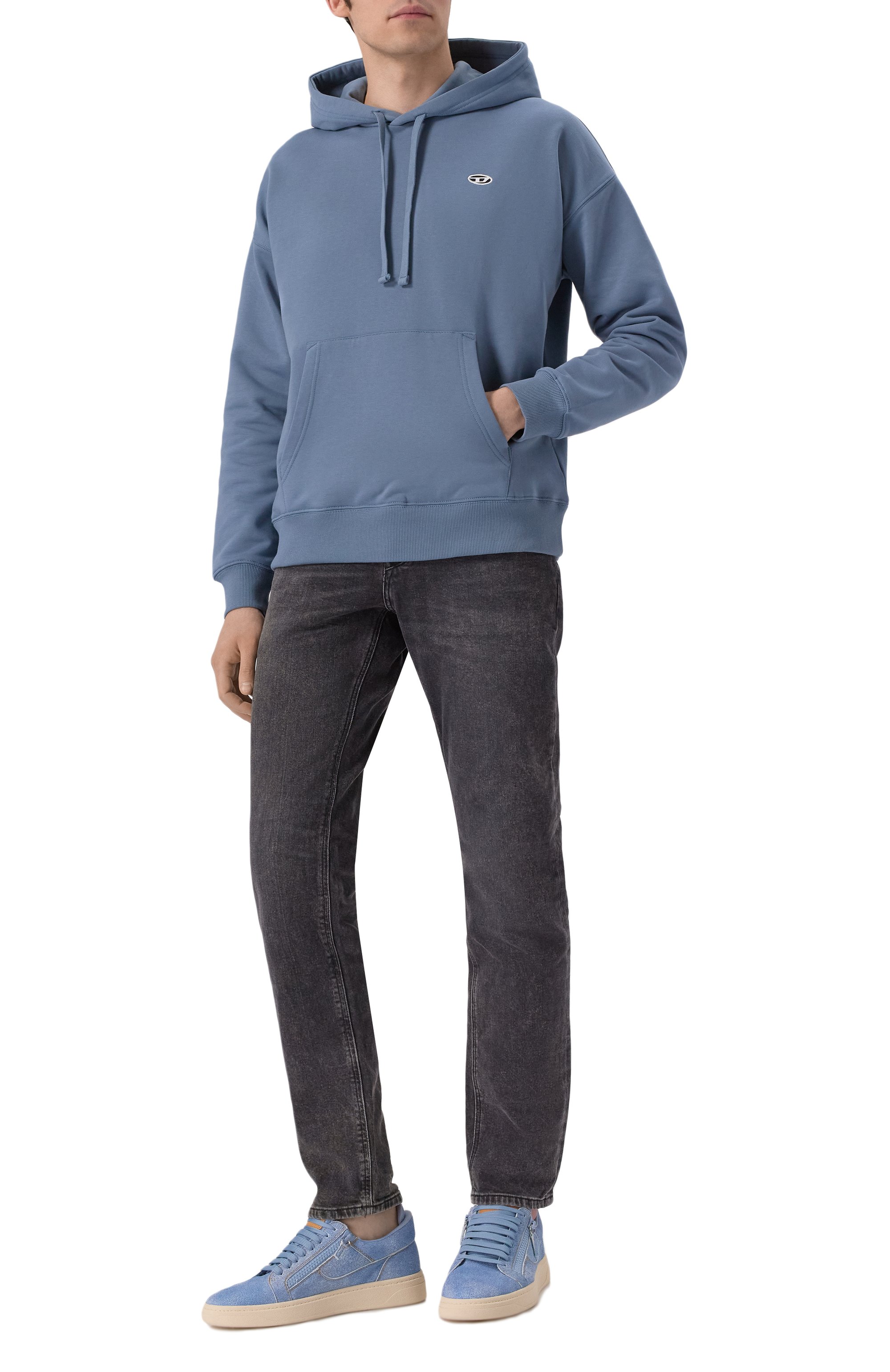 Джинсы 1986 lerkee-beex DIESEL темно-серого цвета по цене 18100 руб., арт. 00SU1X/0CLBG, фото 2 Джинсы 1986 lerkee-beex DIESEL, арт. 00SU1X/0CLBG, фото 2