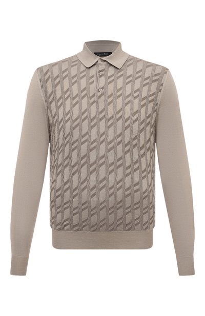 Мужская поло из кашемира и шелка STEFANO RICCI, арт. K808083P03/F24373