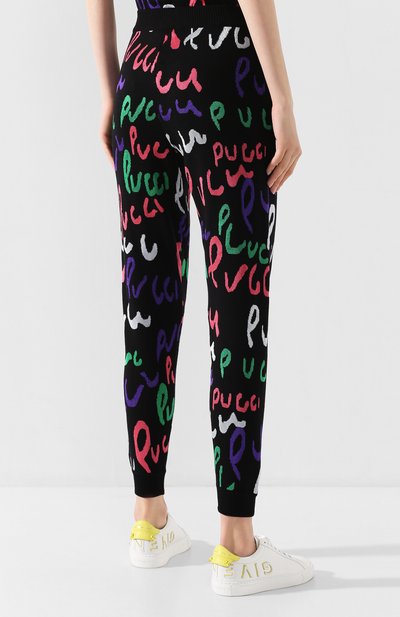 Джоггеры из смеси вискозы и шерсти EMILIO PUCCI, арт. 9RKT01/9R961, фото 4