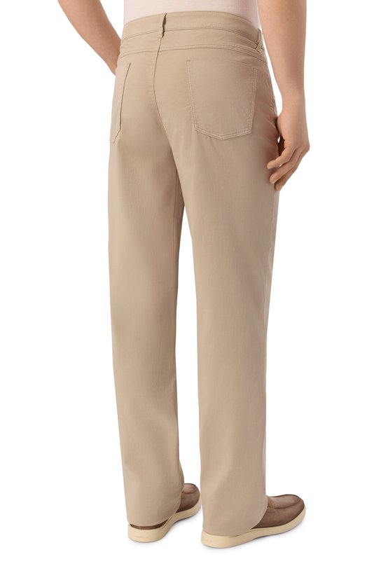 Хлопковые брюки MVST M26.CSM.T401/TFANT Бежевый  M26.CSM.T401/TFANT Фото 4