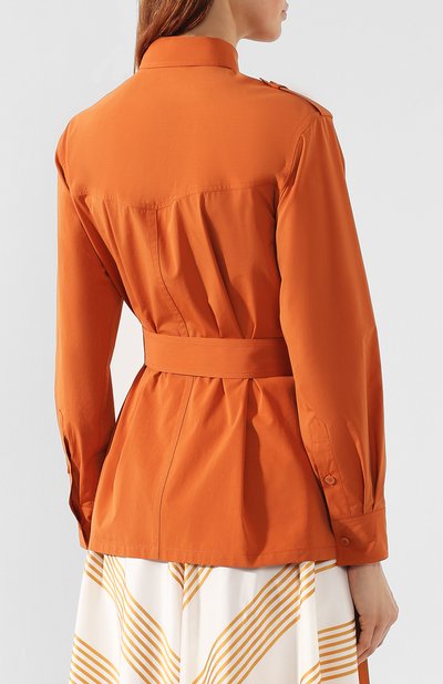 Рубашка из смеси хлопка и шелка LORO PIANA, арт. FAI5350, фото 4
