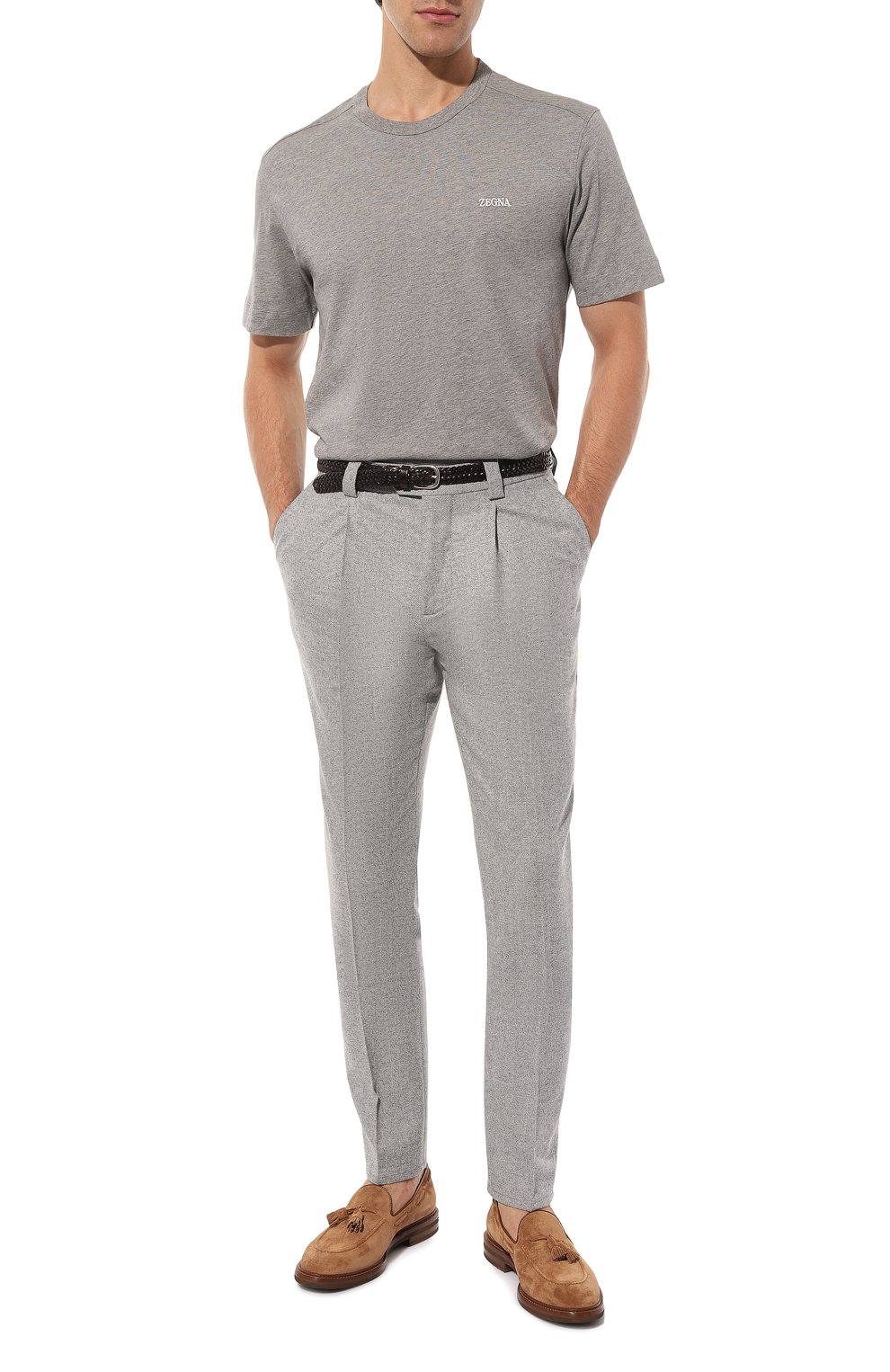 Шерстяные брюки BRUNELLO CUCINELLI, арт. ME258B2200, фото 2