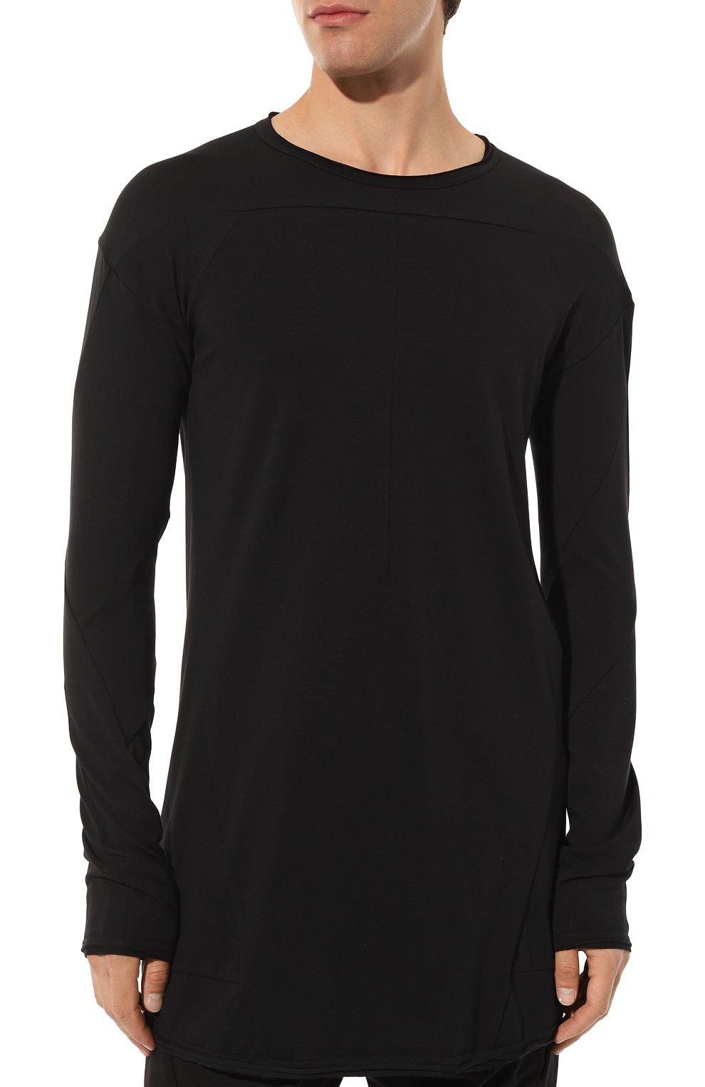 Хлопковый лонгслив 139DEC, арт. SW544-BK, фото 3