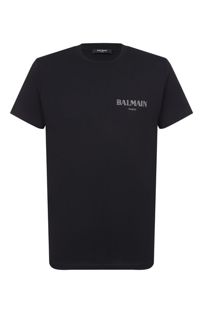 Мужская хлопковая футболка BALMAIN, арт. FH1EF000/GD84