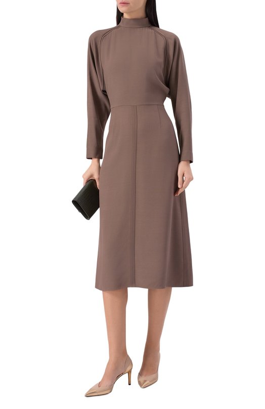 Кожаные туфли Kiton D58829K0901H02 Бежевый  D58829K0901H02 Фото 3