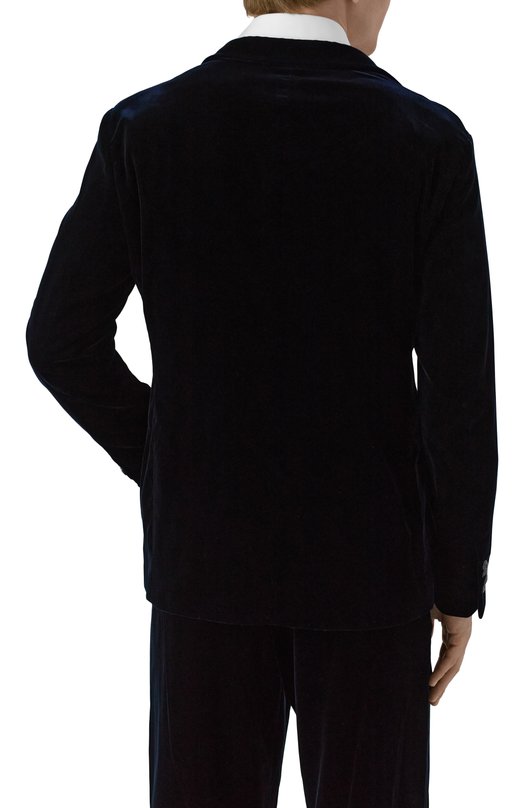Бархатный пиджак Giorgio Armani GM000621/TE10046 Синий  GM000621/TE10046 Фото 6