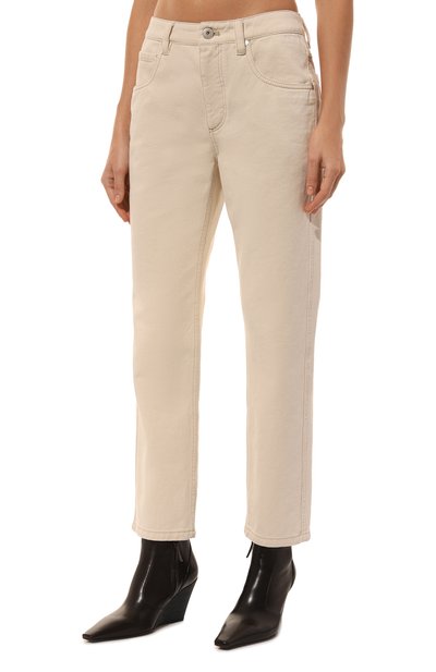 Джинсы BRUNELLO CUCINELLI бежевого цвета по цене 99500 руб., арт. MB030P5847, фото 3 Джинсы BRUNELLO CUCINELLI, арт. MB030P5847, фото 3