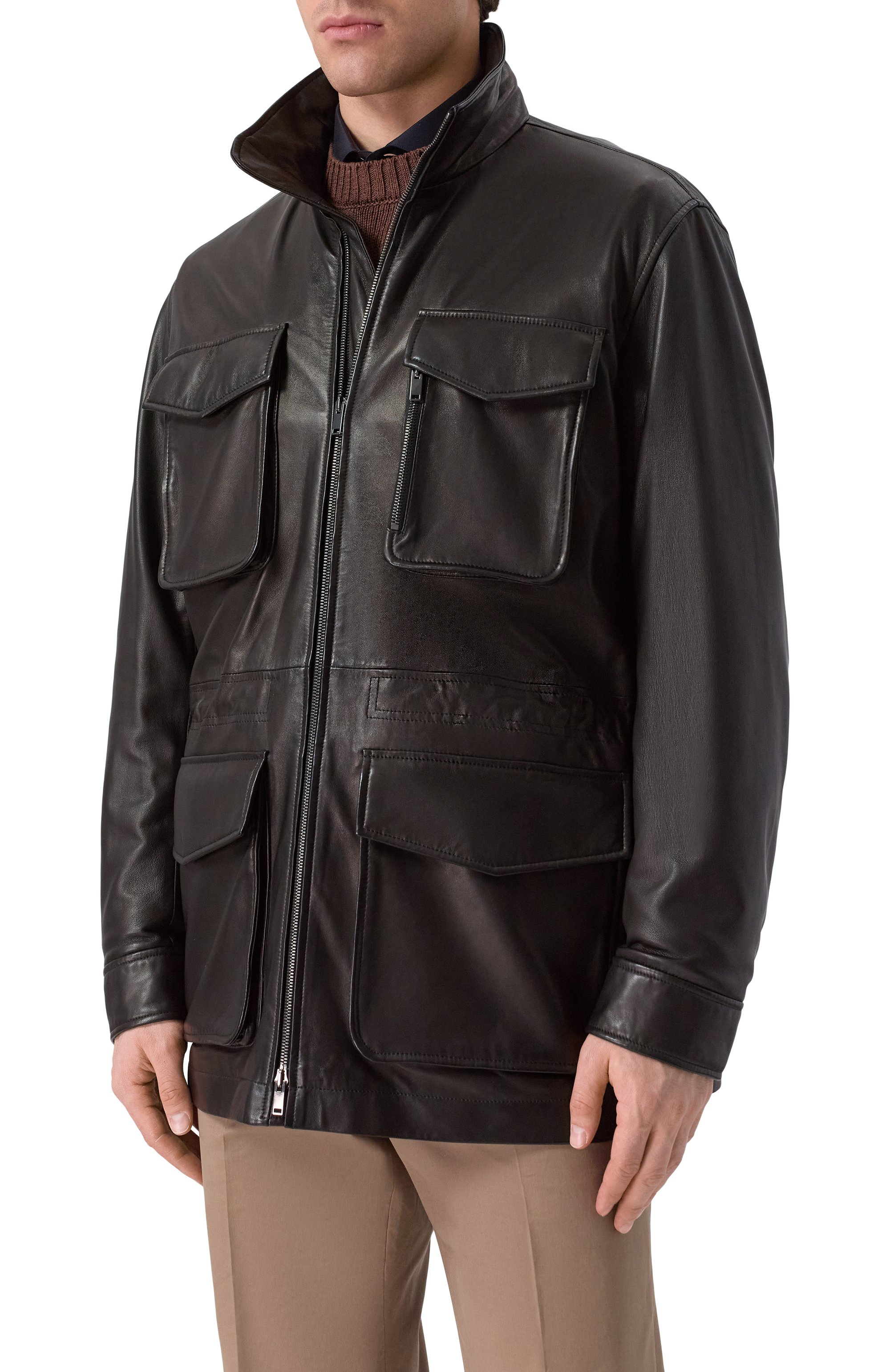 Кожаная куртка MVST, арт. 54200, фото 3