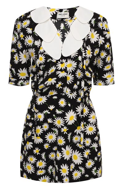 Платье из вискозы SAINT LAURENT, арт. 647998/Y5C97, фото 1