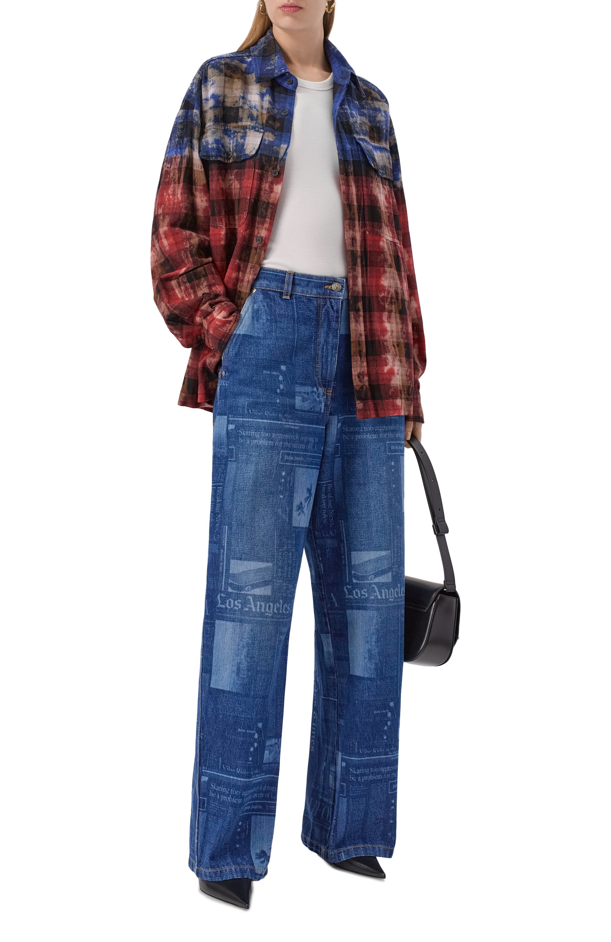 Джинсы PALM ANGELS, арт. PWYB040F25DEN001, фото 2