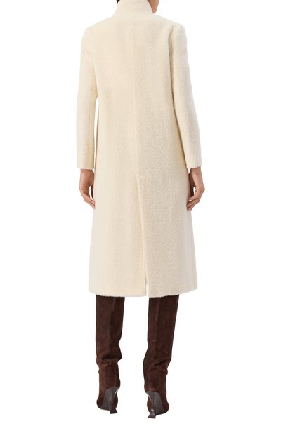 Шерстяное пальто CINZIA ROCCA кремового цвета по цене 109500 руб., арт. UR02001/C1, фото 4 Шерстяное пальто CINZIA ROCCA, арт. UR02001/C1, фото 4