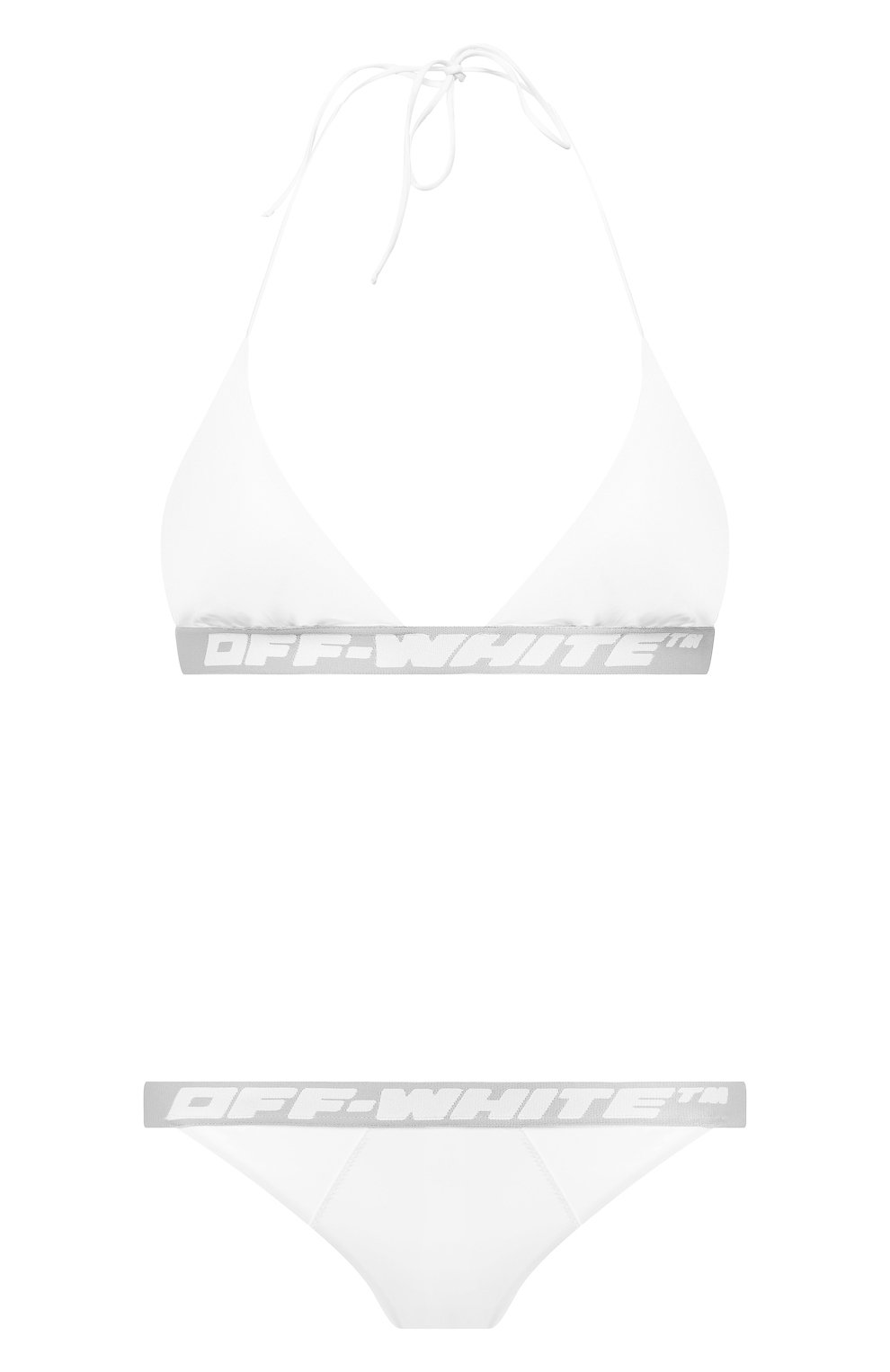 Раздельный купальник OFF-WHITE белого цвета по цене 37600 руб., арт. 0WFA018R207650680100, фото 1 Раздельный купальник OFF-WHITE, арт. 0WFA018R207650680100, фото 1