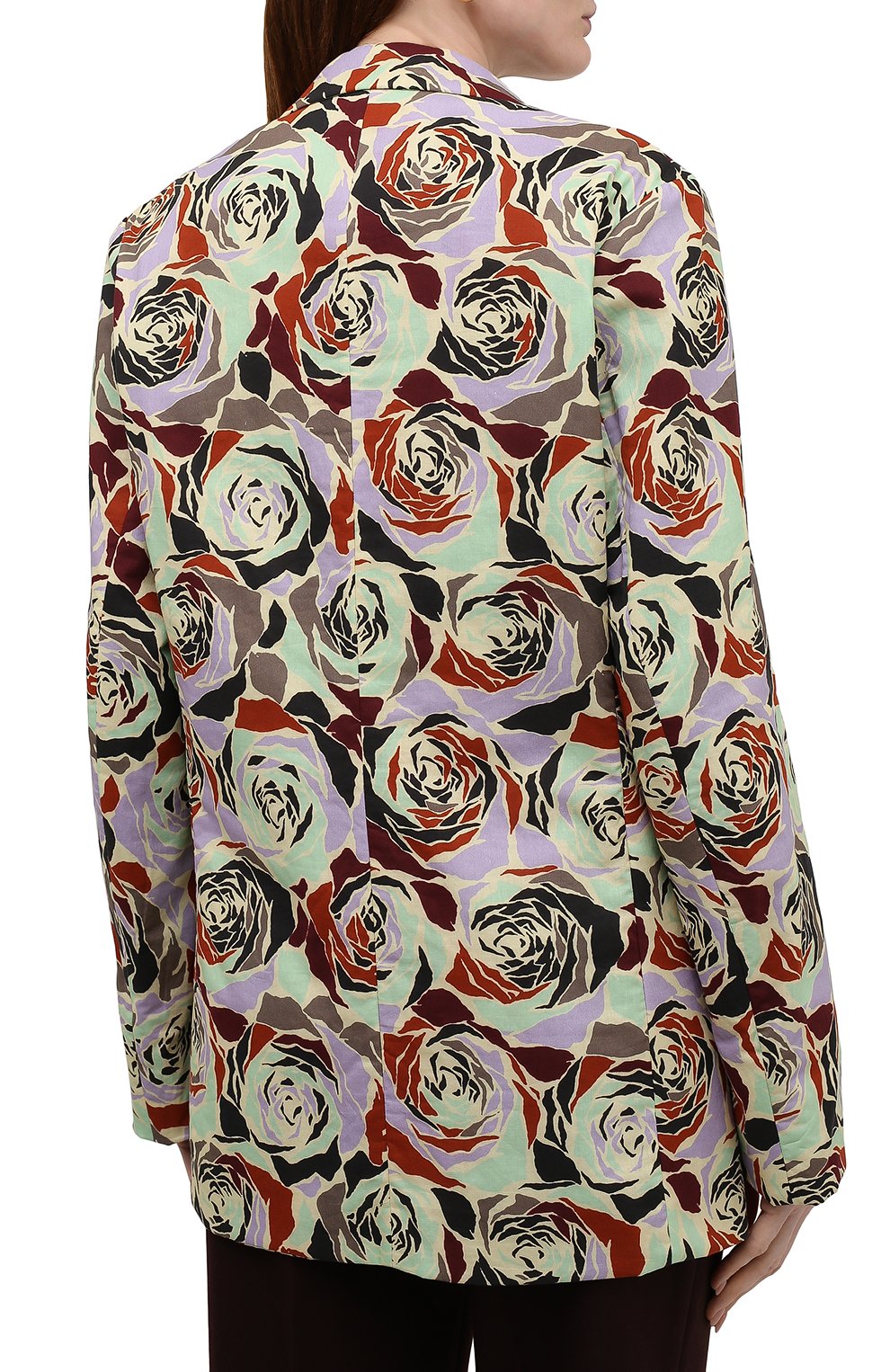 Хлопковый жакет DRIES VAN NOTEN желтого цвета по цене 75400 руб., арт. 212-030413-3076, фото 4 Хлопковый жакет DRIES VAN NOTEN, арт. 212-030413-3076, фото 4