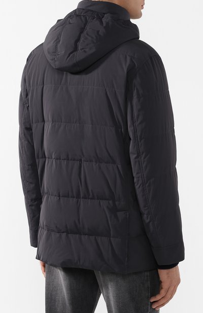 Пуховая куртка на молнии с капюшоном BRUNELLO CUCINELLI, арт. MM4931395, фото 4