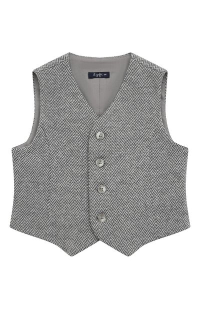 Хлопковый жилет IL GUFO, арт. A22GI033M5031/3M-9M, фото 1