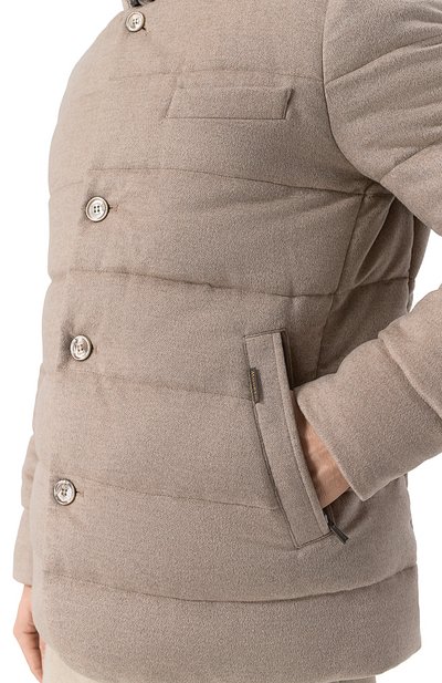 Кашемировый пуховик dalton-dtb с отделкой из норки MOORER, арт. DALT0N/DTB, фото 5