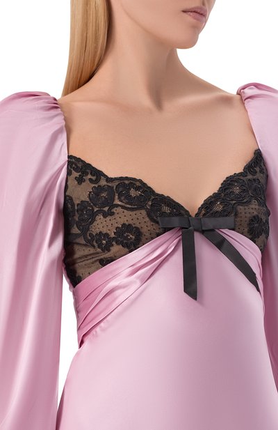 Шелковое платье ALESSANDRA RICH, арт. FABX4303/F4376, фото 4