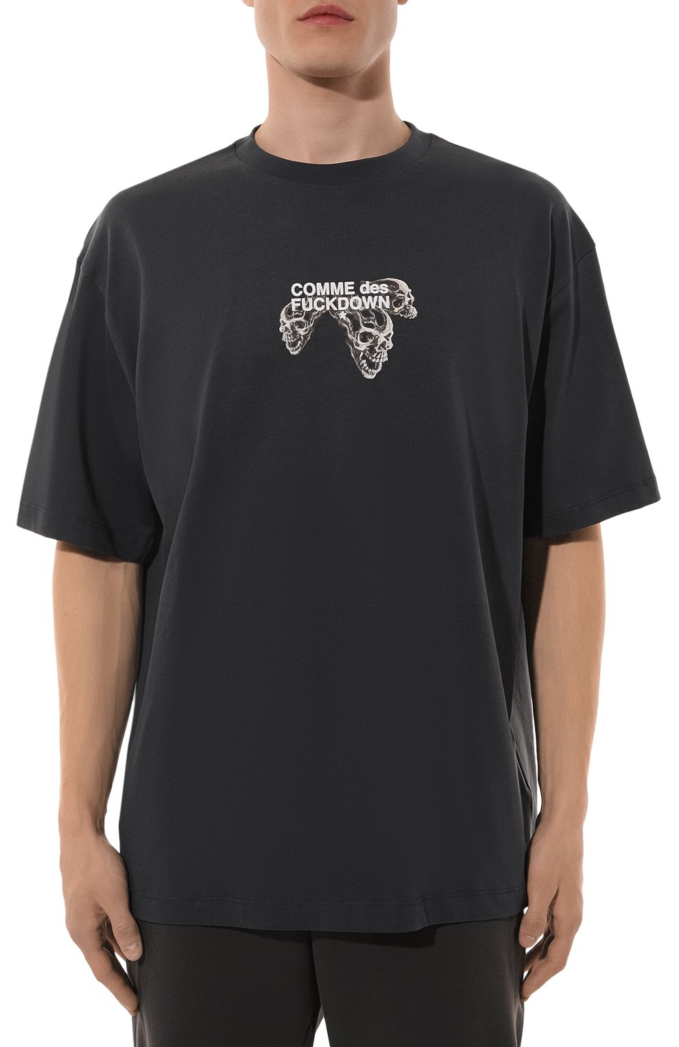 Хлопковая футболка COMME DES FUCKDOWN, арт. CFABM01336, фото 3