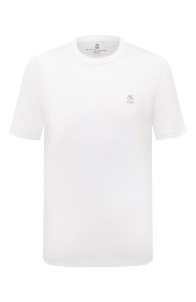 Мужская хлопковая футболка BRUNELLO CUCINELLI, арт. M0T611328G