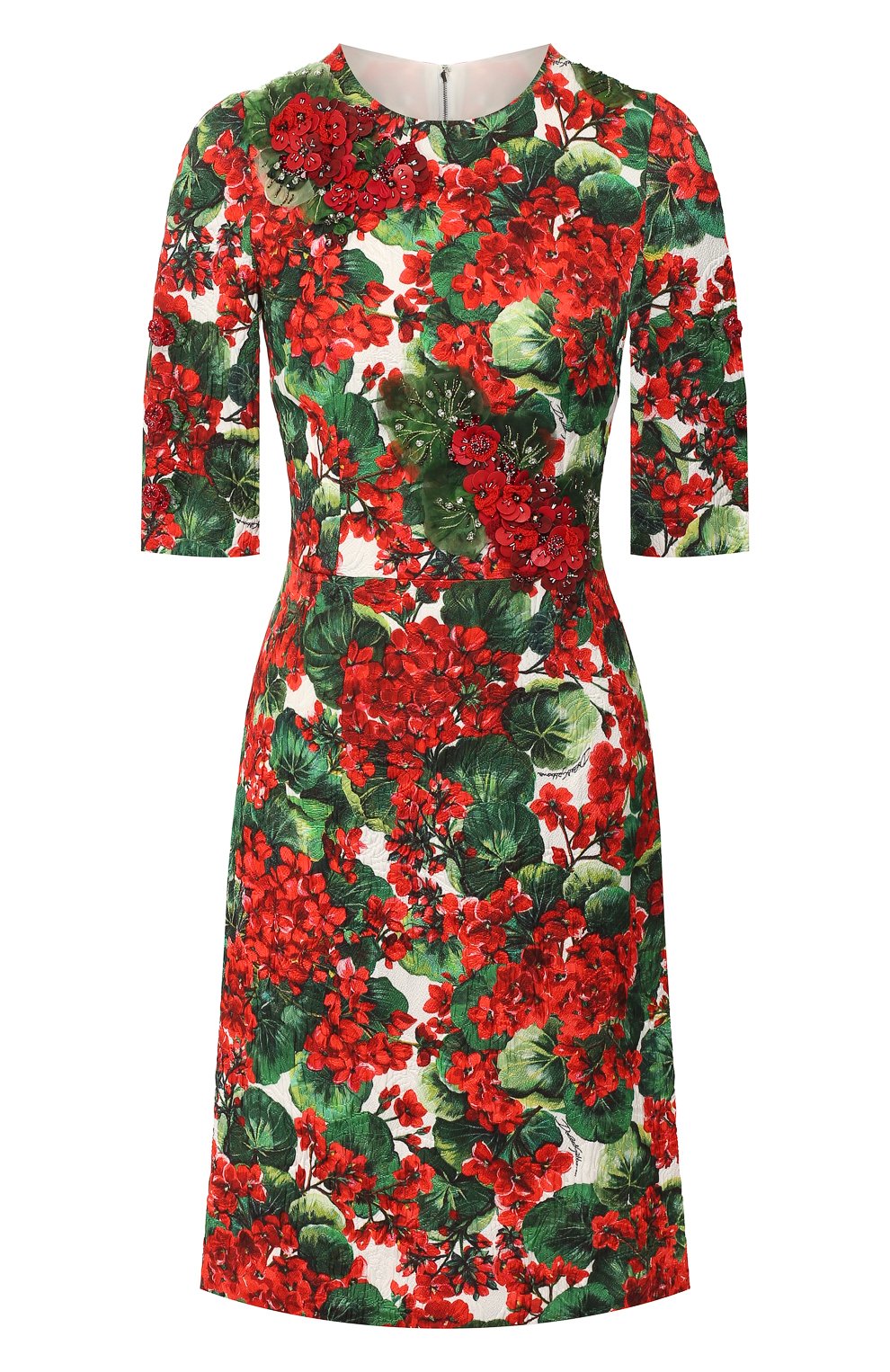 Платье из смеси хлопка и вискозы DOLCE & GABBANA, арт. F6C6WZ/HSMY7, фото 1