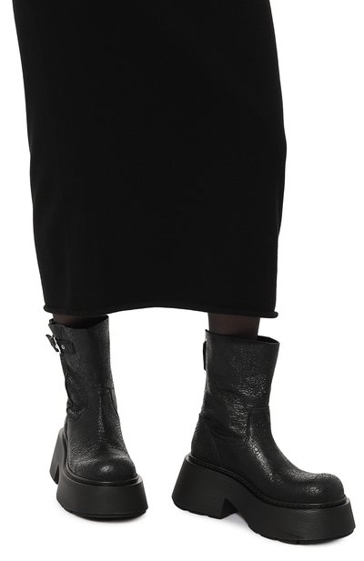 Кожаные ботинки stripy VIC MATIE, арт. 1F2166D_D30F040101, фото 3