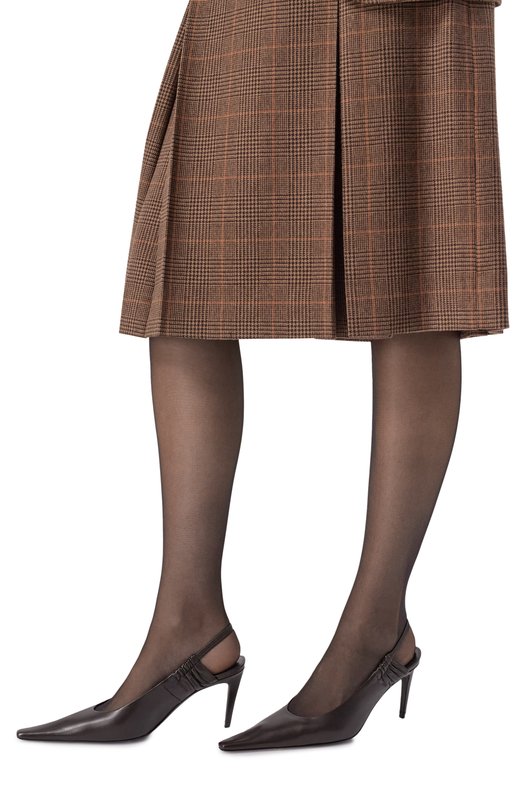 Кожаные туфли Anne-Marie 75 Saint Laurent 841183/AADF1 Чёрный  841183/AADF1 Фото 2