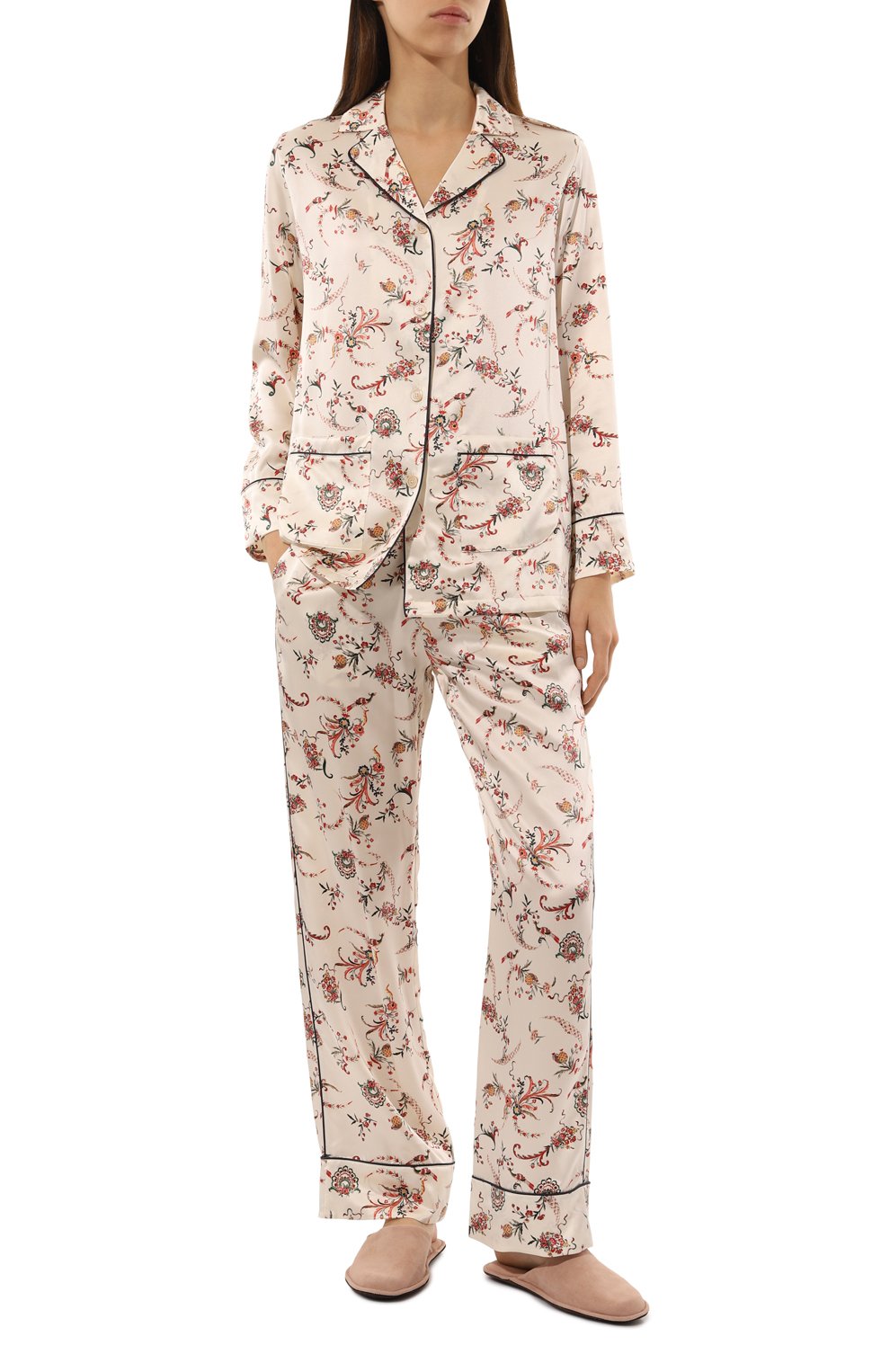 Замшевые домашние туфли HOMERS AT HOME темно-бежевого цвета по цене 19950 руб., арт. 19456/ANTE, фото 2 Замшевые домашние туфли HOMERS AT HOME, арт. 19456/ANTE, фото 2