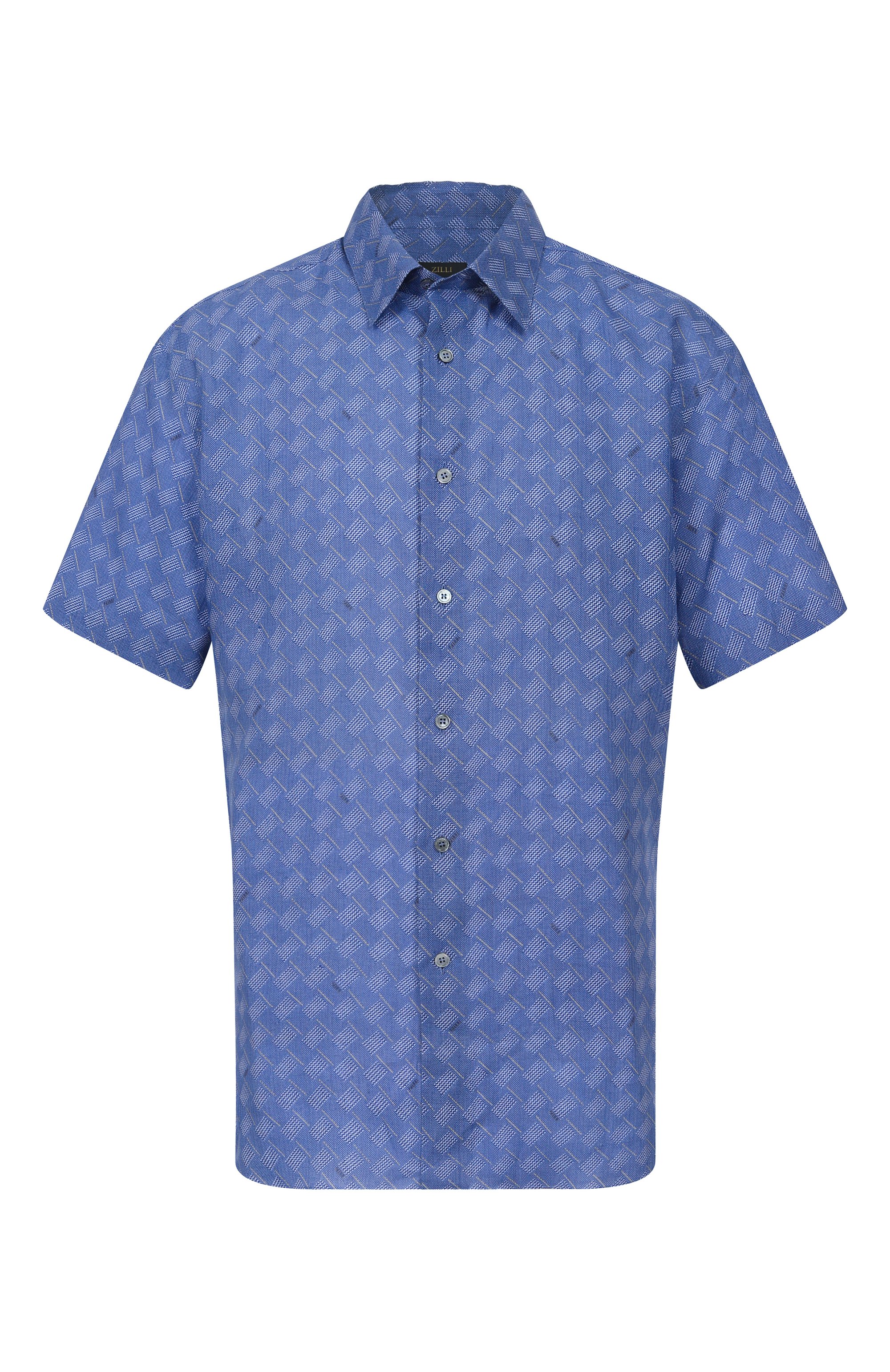 Льняная рубашка ZILLI, арт. SP0Z01M080087070F_001, фото 1