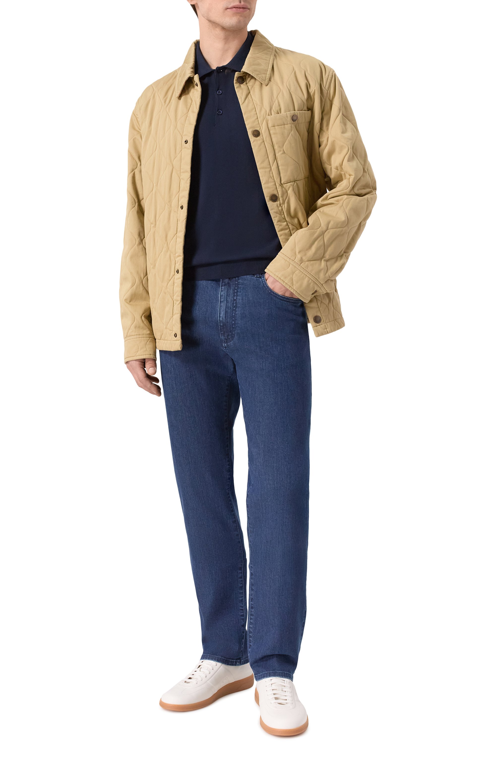 Хлопковое поло CANALI, арт. C0017/MK02459, фото 2