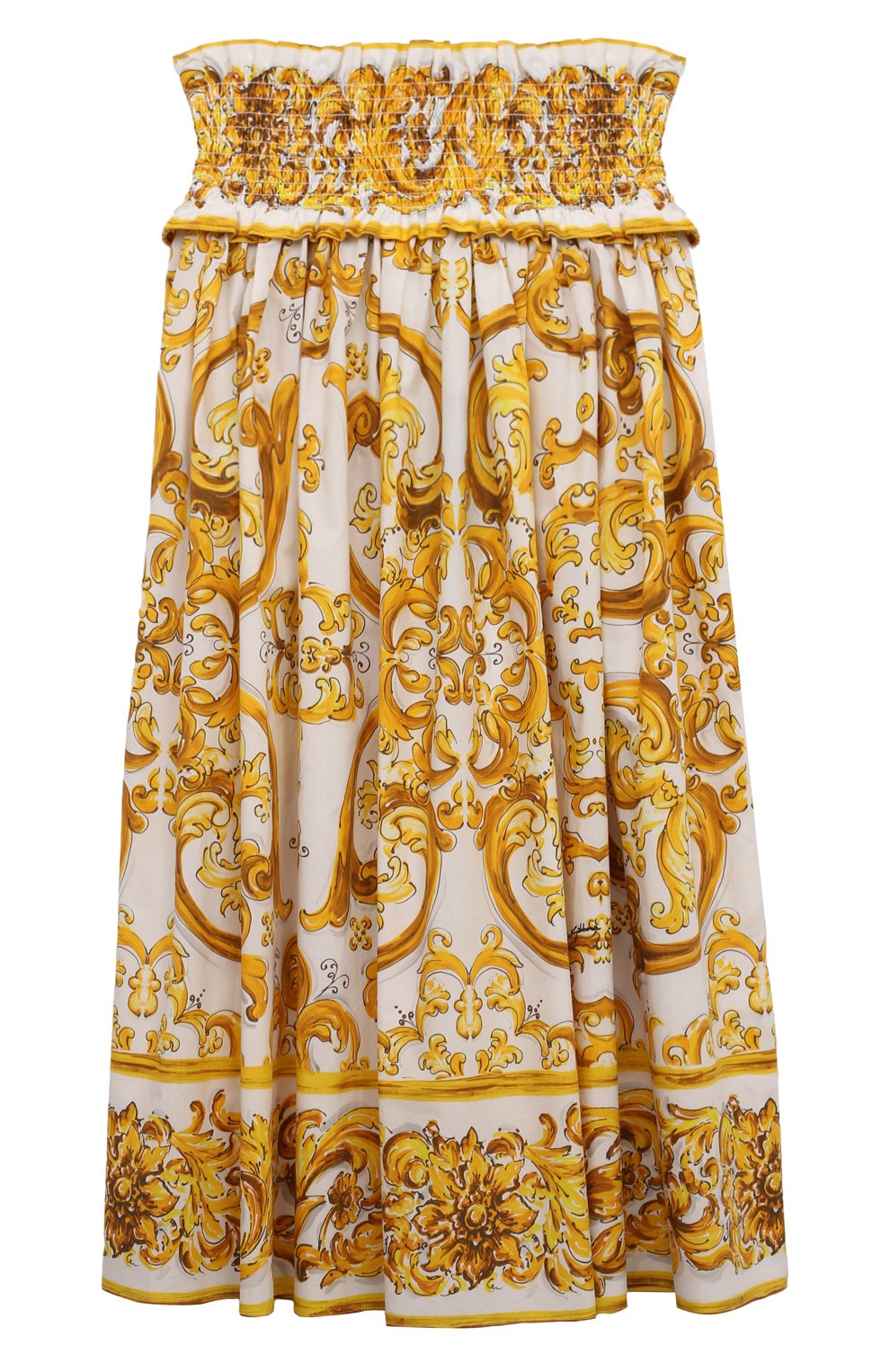 Хлопковая юбка DOLCE & GABBANA, арт. L55I27/FI5JU, фото 2