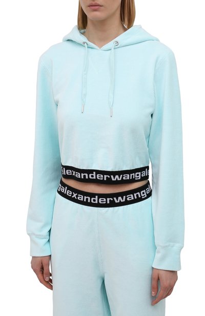 Вельветовое худи ALEXANDERWANG.T, арт. 4CC1211197, фото 3