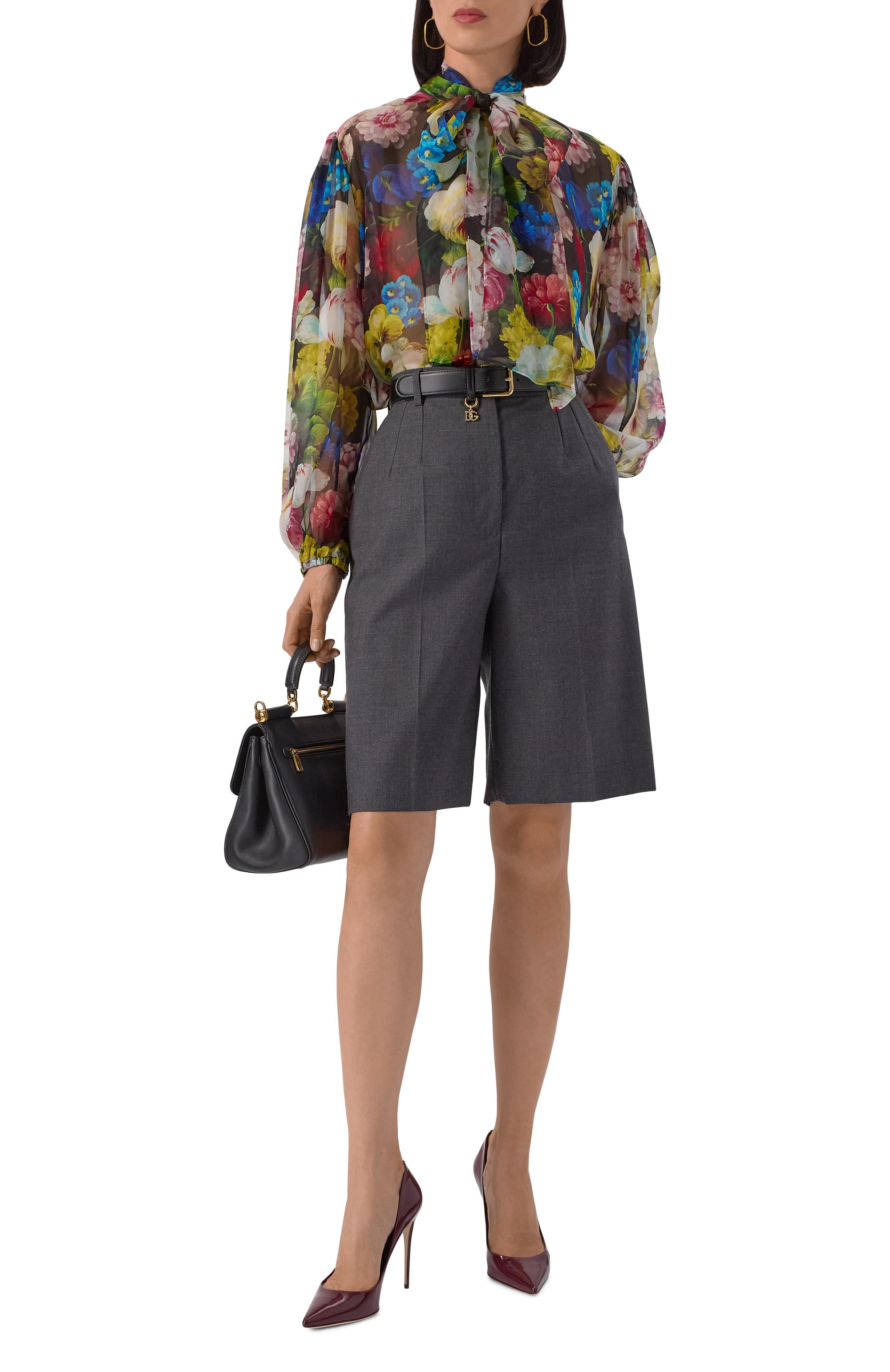 Лакированные туфли cardinale DOLCE & GABBANA бордового цвета по цене 89950 руб., арт. CD1710/A1037, фото 2 Лакированные туфли cardinale DOLCE & GABBANA, арт. CD1710/A1037, фото 2