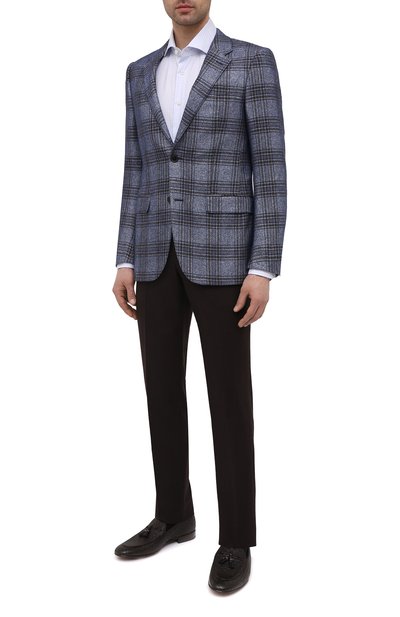 Кожаные лоферы BARRETT, арт. B211U021.1/ALCE STAMPAT0, фото 2