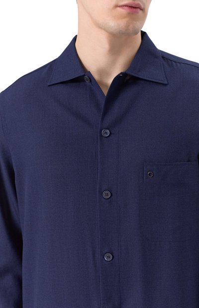 Рубашка из шерсти и шелка STEFANO RICCI, арт. SP007777/WKL04S, фото 5