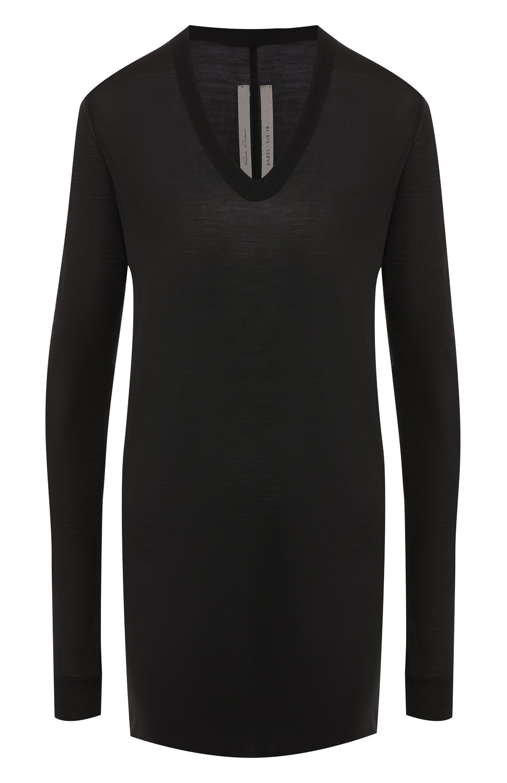 Ше лковый лонгслив RICK OWENS, арт. RP19S6200/JR, фото 1