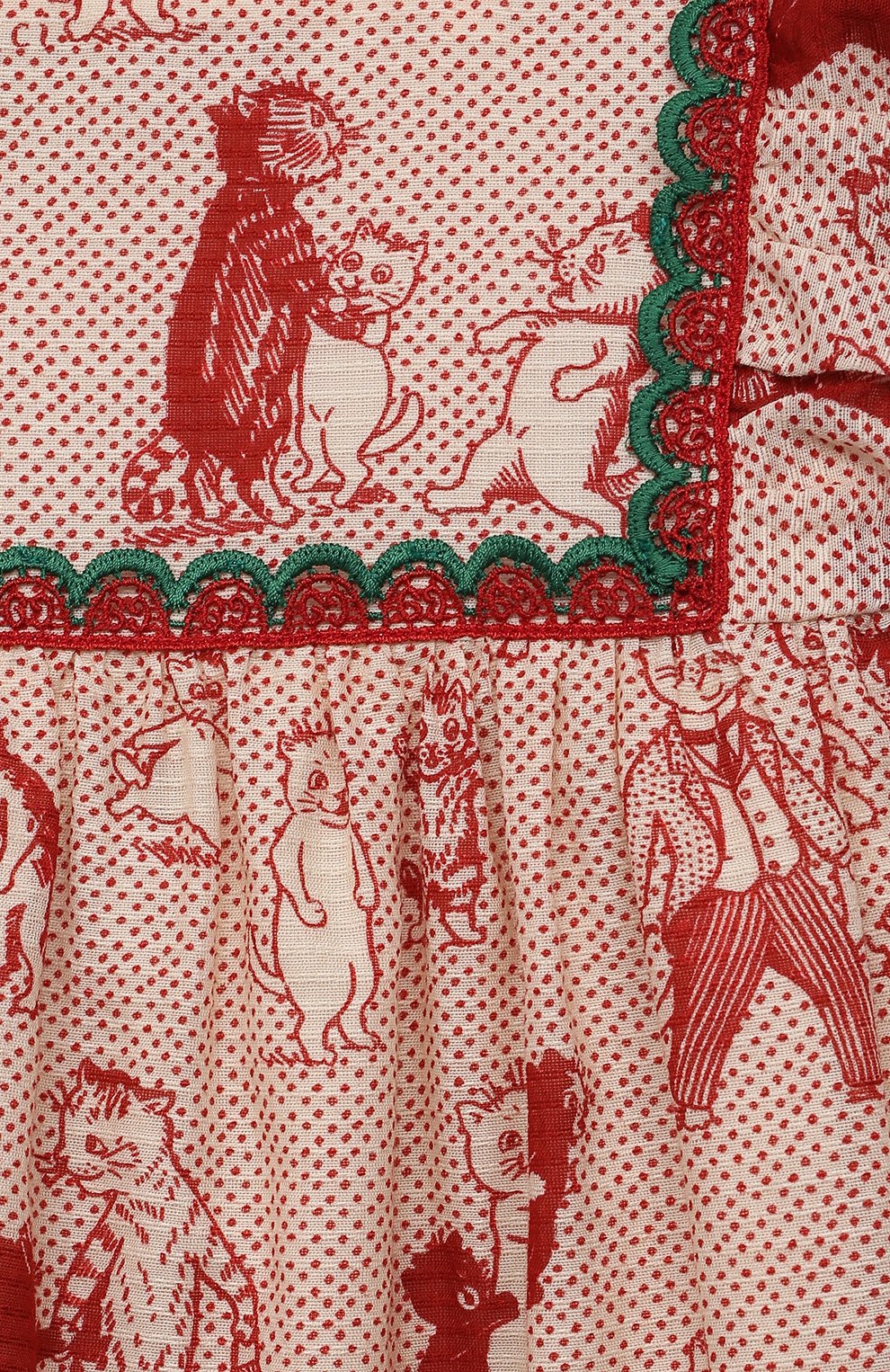 Хлопковое платье GUCCI, арт. 680518/ZAIDY, фото 3