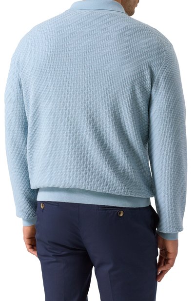 Поло из шелка и хлопка BRIONI, арт. UMR10L/PAK22, фото 4