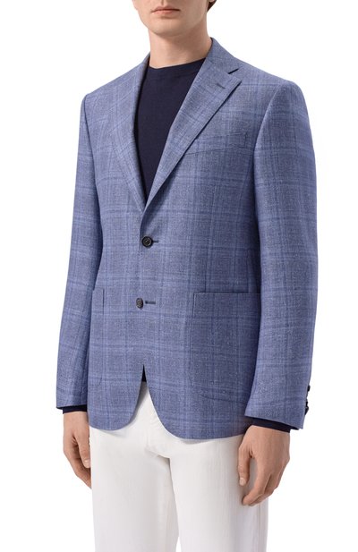 Пиджак из шелка и шерсти CORNELIANI, арт. 276018/2716921, фото 4