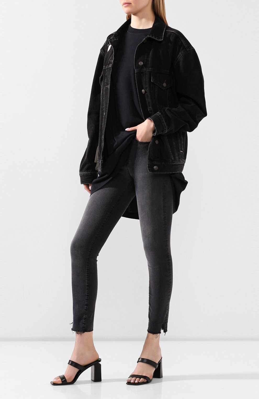 Кожаные мюли ALEXANDER WANG, арт. 30C120B023, фото 2