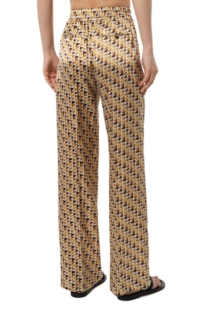 Шелковые брюки KITON, арт. D48122K0978C, фото 4