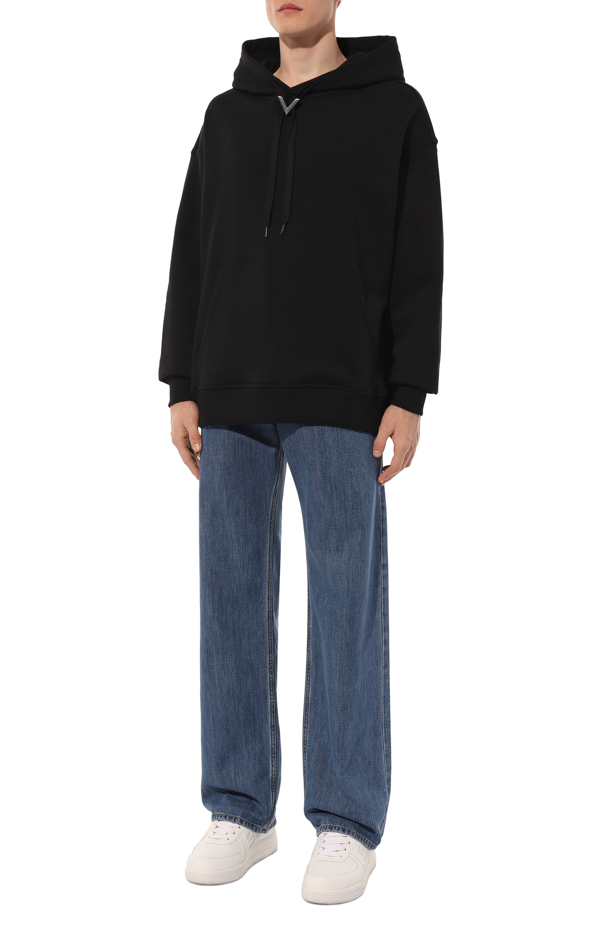 Хлопковое худи VALENTINO, арт. 5V3MF25RADJ, фото 2