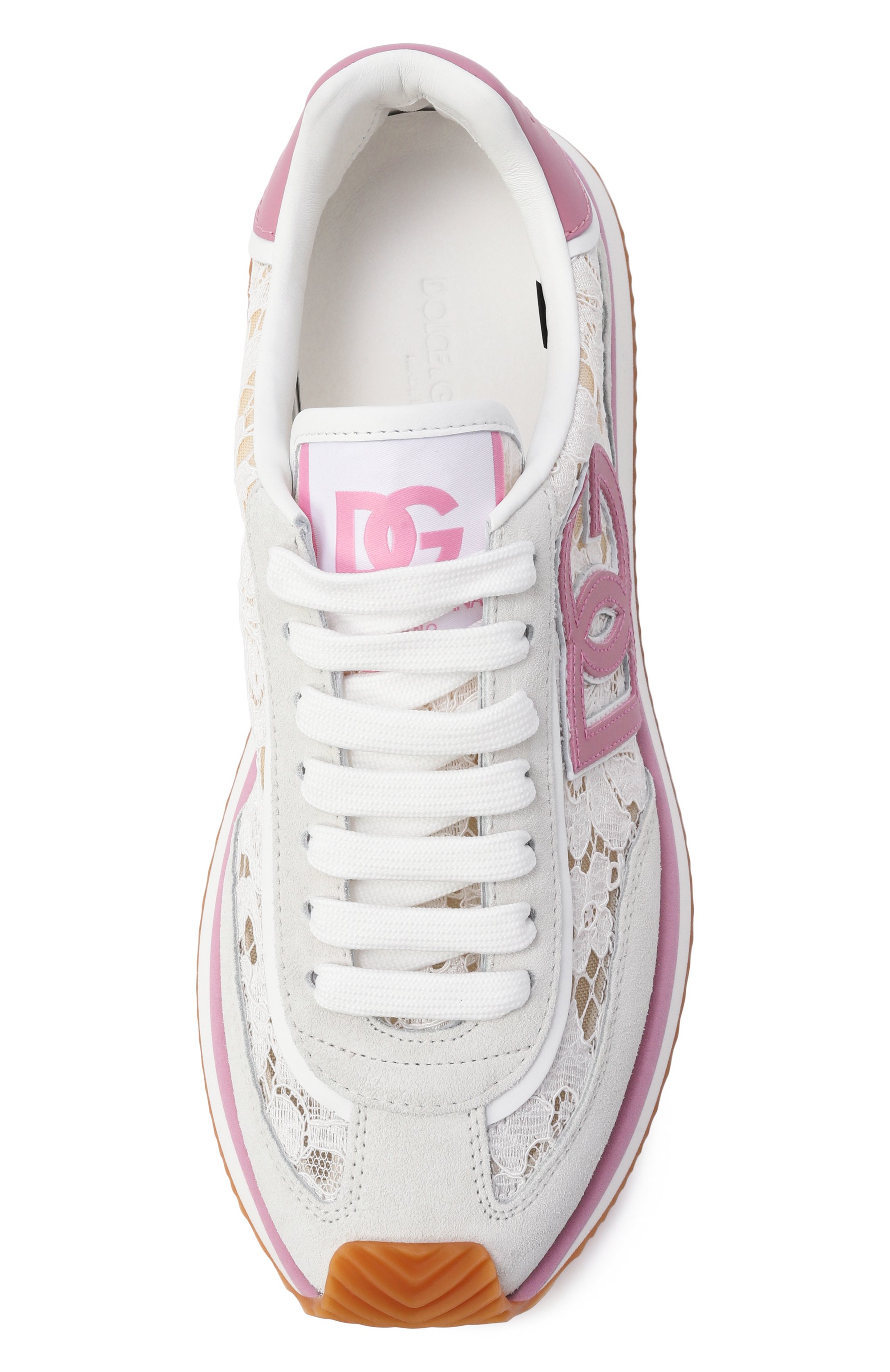 Комбинированные кроссовки dg cushion DOLCE & GABBANA, арт. CK2340/A9AC2, фото 6