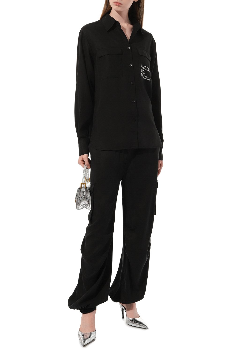 Рубашка 5PREVIEW черного цвета по цене 20670 руб., арт. 5PWSP23023, фото 2 Рубашка 5PREVIEW, арт. 5PWSP23023, фото 2