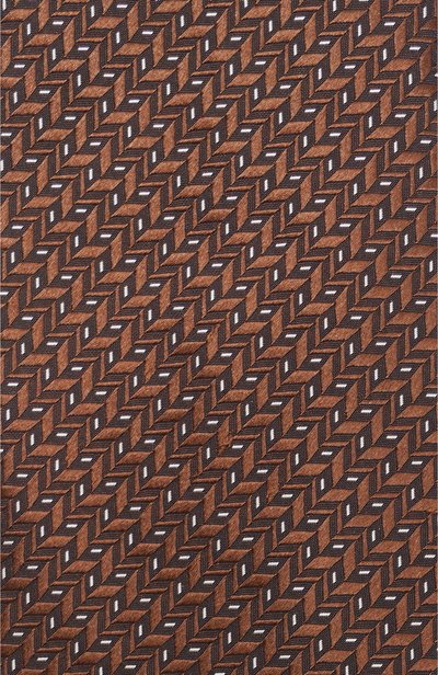 Шелковый галстук CANALI коричневого цвета по цене 21450 руб., арт. 18/HJ04704, фото 4 Шелковый галстук CANALI, арт. 18/HJ04704, фото 4